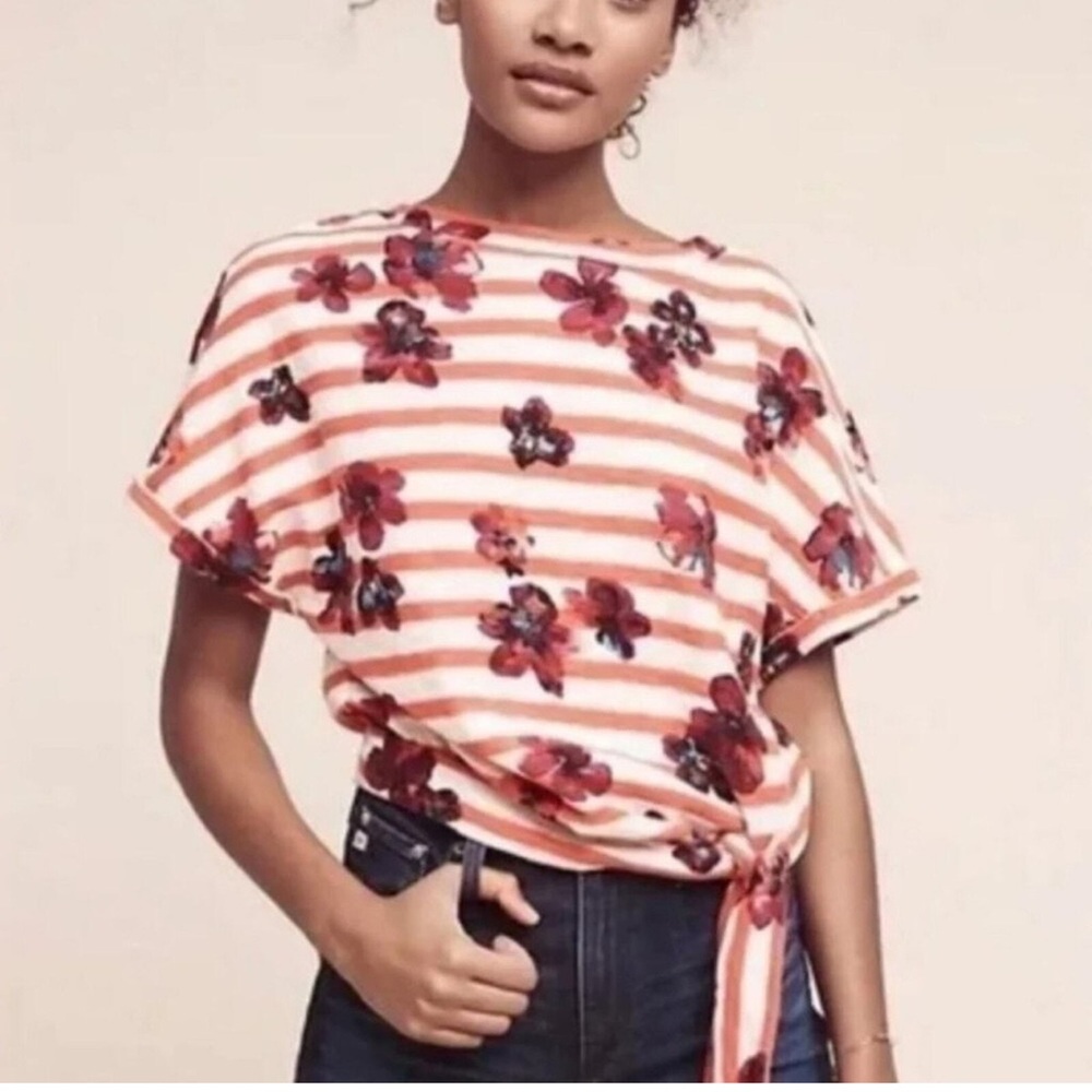 Anthropologie Postmark floral top Medium